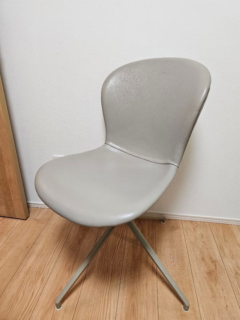 ボーコンセプト アデレード ダイニングチェア/回転ベース付 グレー 4脚セット