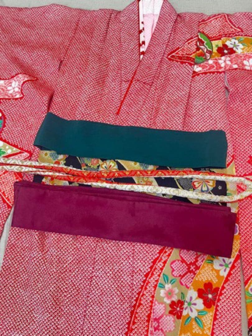 専用　七五三　振袖　7歳　肩上げ済み