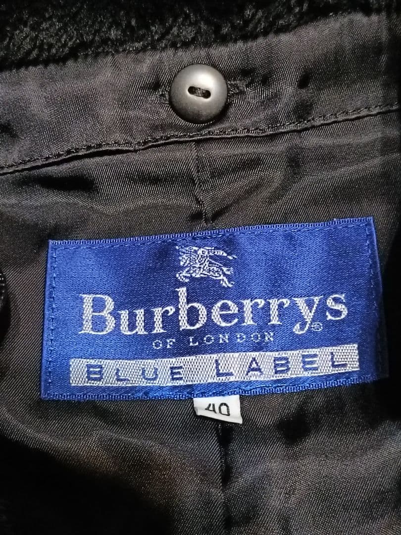 美品上質　 Burberry BLUE LABEL バーバリーブルーレーベル　毛