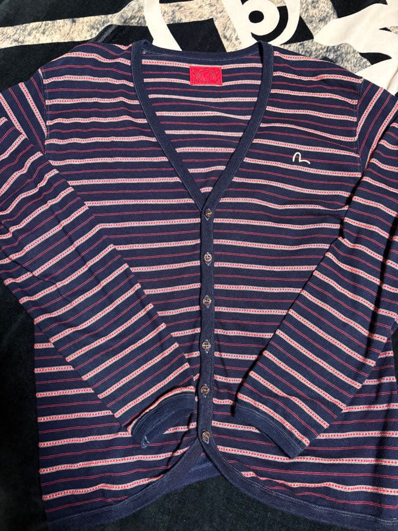 レア・美品！EVISU★エヴィス★インディゴ染め★カーディガン★サイズ38