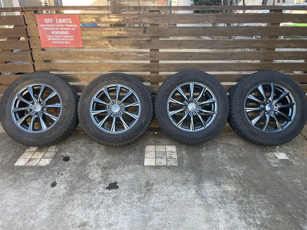 ヨコハマ アイスガード G075 225/65R17 スタッドレス　ホイール付き