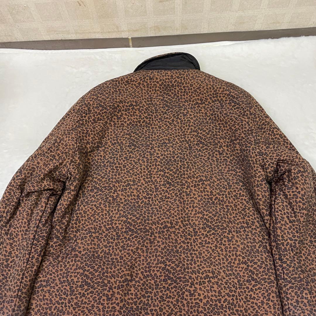 BOTTEGA VENETA レオパード柄　ブラックトレンチコート リバーシブル