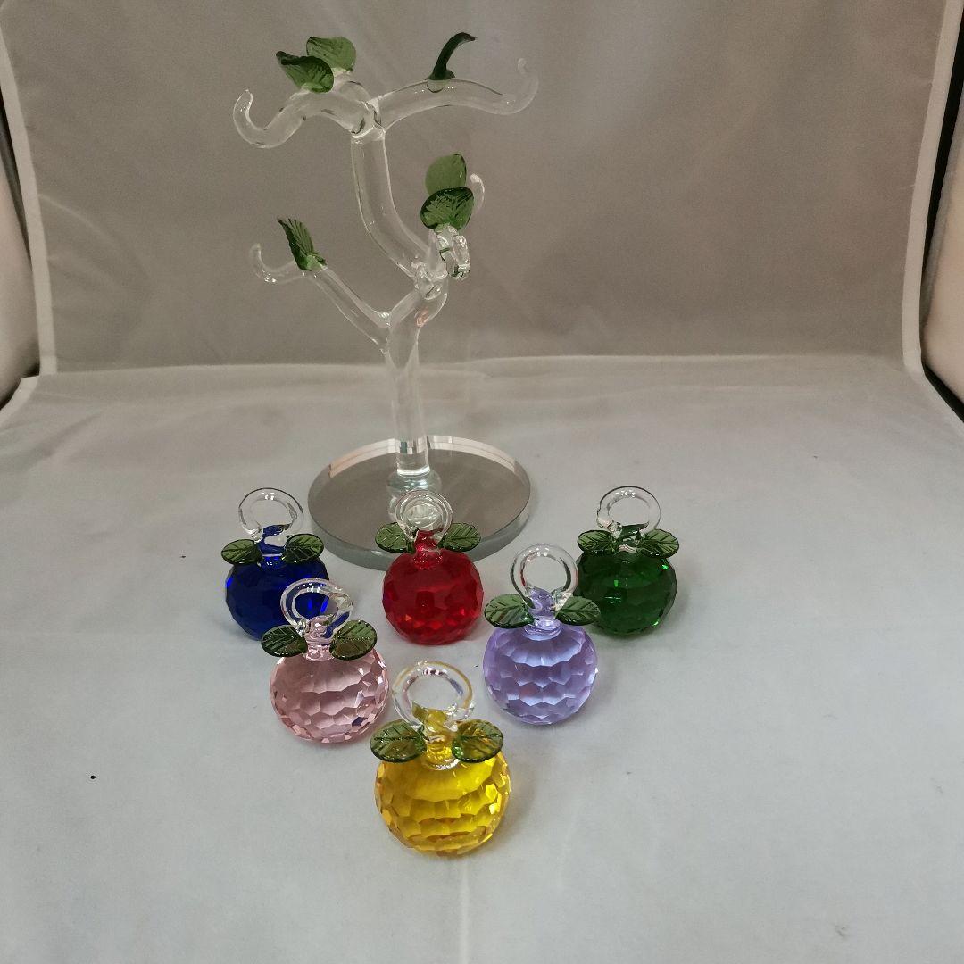 クリスタル　六色リンゴツリー