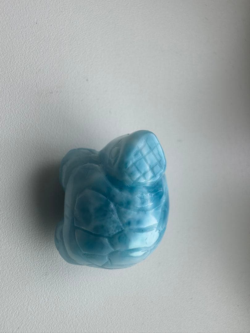 ラリマー　亀　ホヌ　タートル　置物　彫り物　彫物　ヒーリング効果抜群