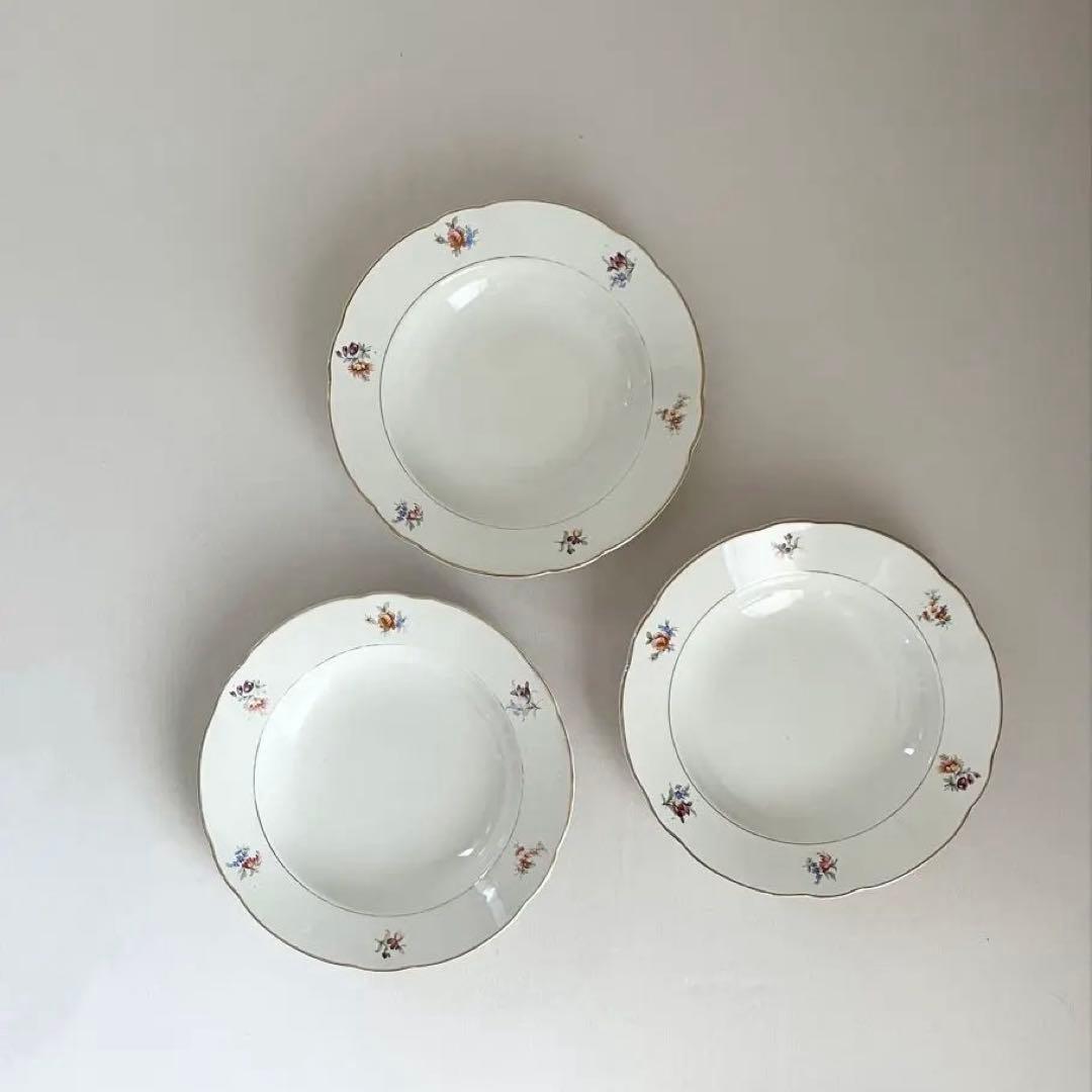 【フランス】Sarreguemines サルグミンヌ クルーズ皿 3点