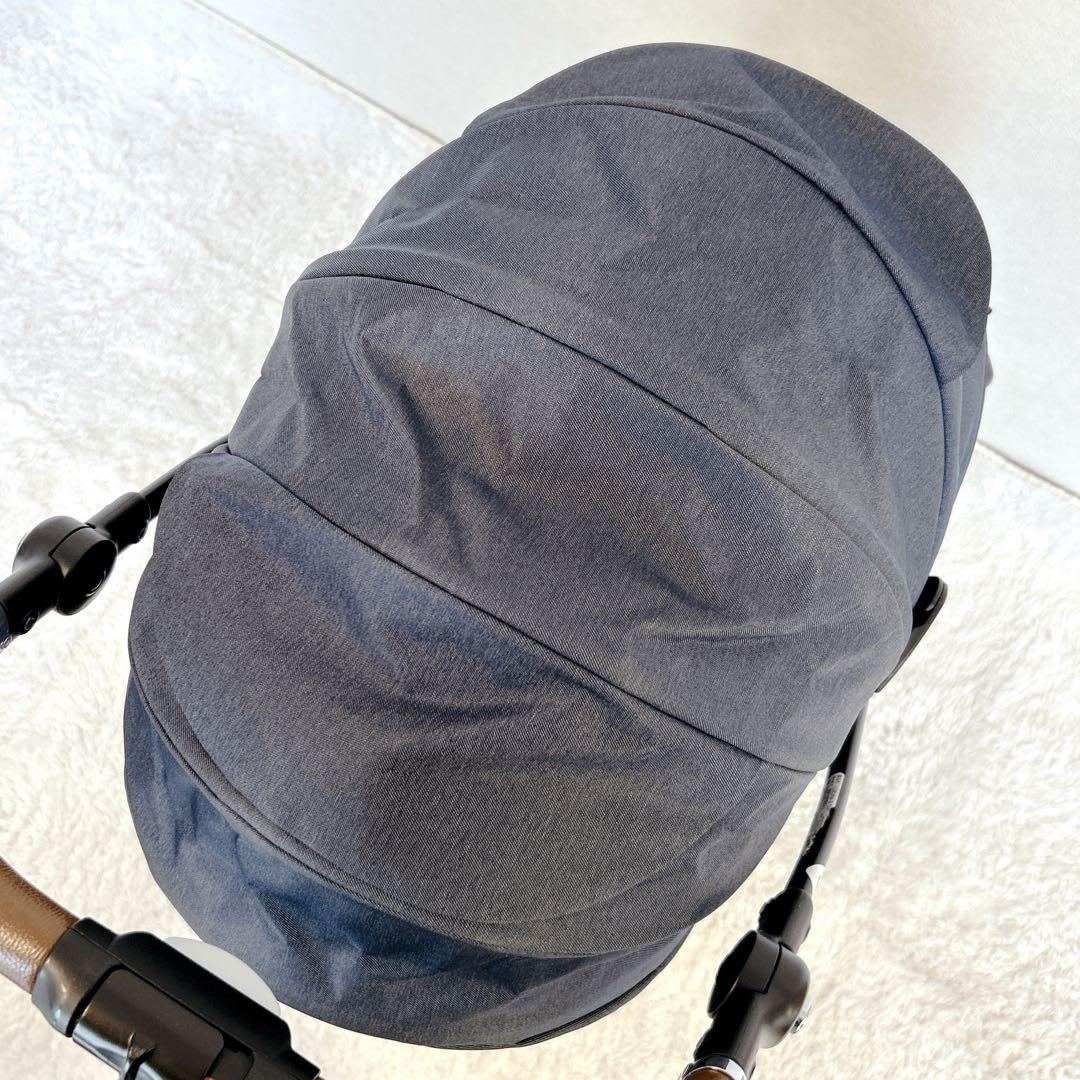 【美品】Aprica ラクーナビッテ ベビーカー 2022モデル レザー