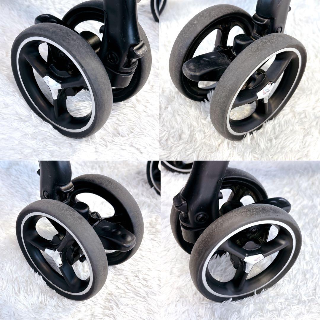 【美品】Aprica ラクーナビッテ ベビーカー 2022モデル レザー