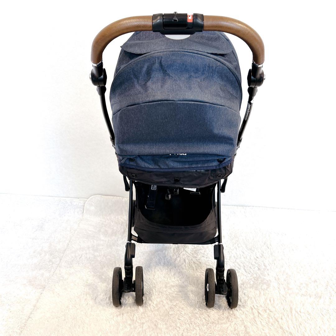 【美品】Aprica ラクーナビッテ ベビーカー 2022モデル レザー