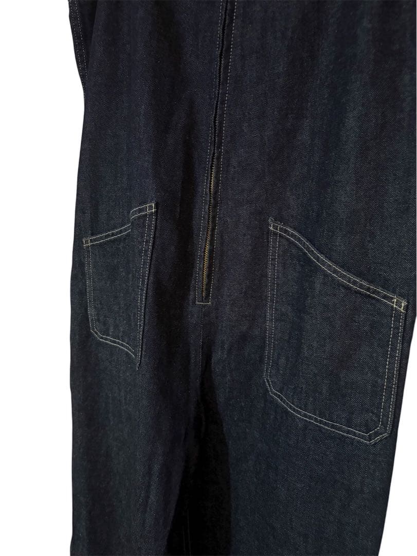 美品 ジョンブル JOHNBULL デニム チューブサロペット オーバーオール