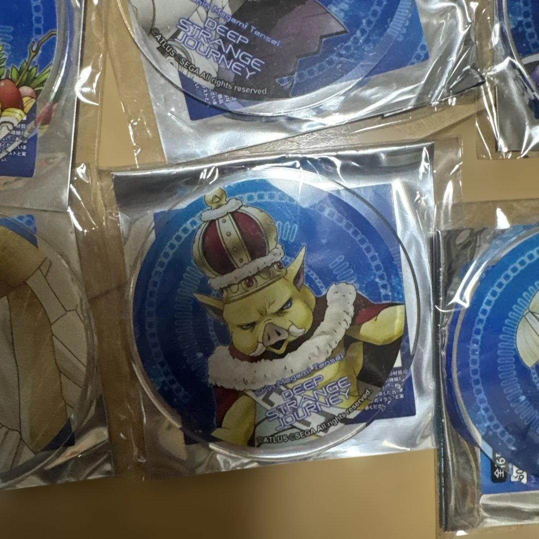 真・女神転生 DSJ 仲魔アクリルコースター ９種　未使用　ペルソナ　ATLUS