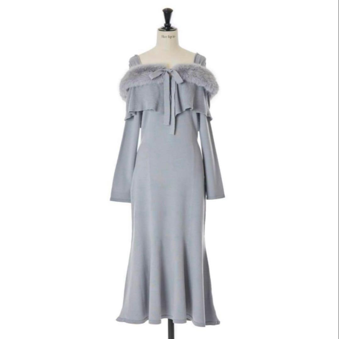 ワンピース Herlipto Ritz Faux FurMermaid Dress
