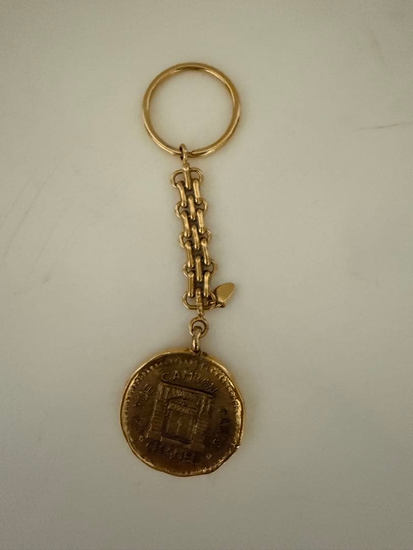 CHANEL ヴィンテージ キーホルダー カンボン