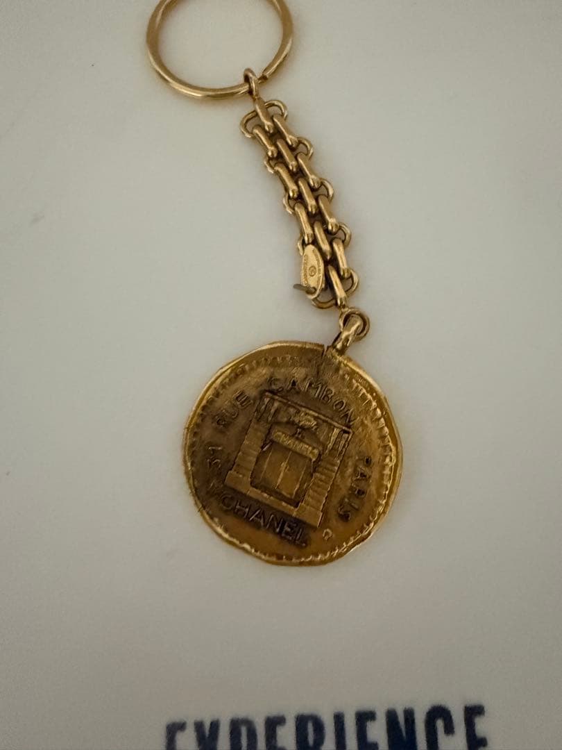 CHANEL ヴィンテージ キーホルダー カンボン