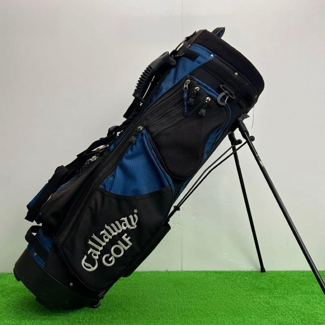 キャロウェイ Callaway キャディバッグ 9インチ　ブルー✖️ブラック