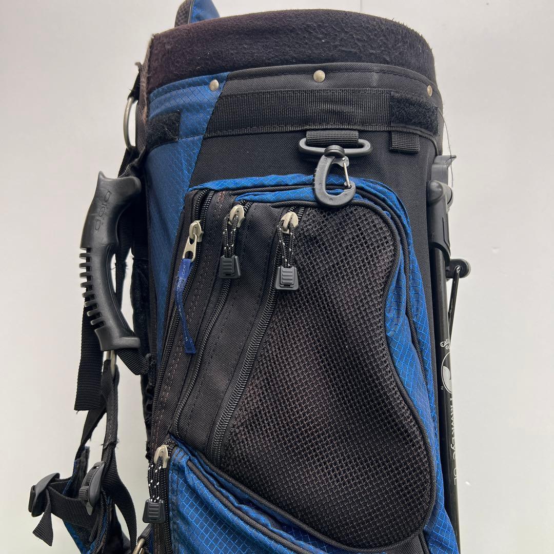キャロウェイ Callaway キャディバッグ 9インチ　ブルー✖️ブラック