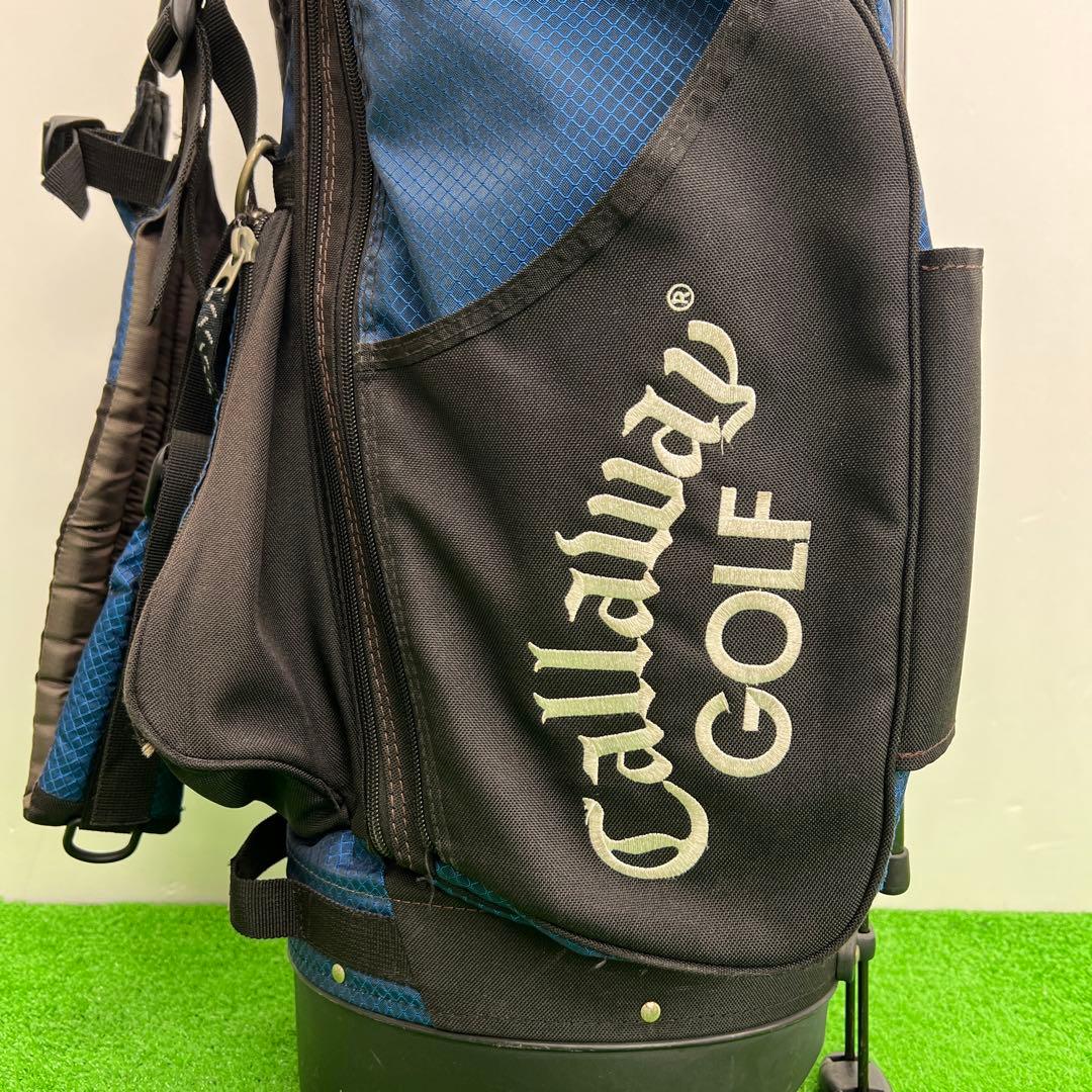 キャロウェイ Callaway キャディバッグ 9インチ　ブルー✖️ブラック