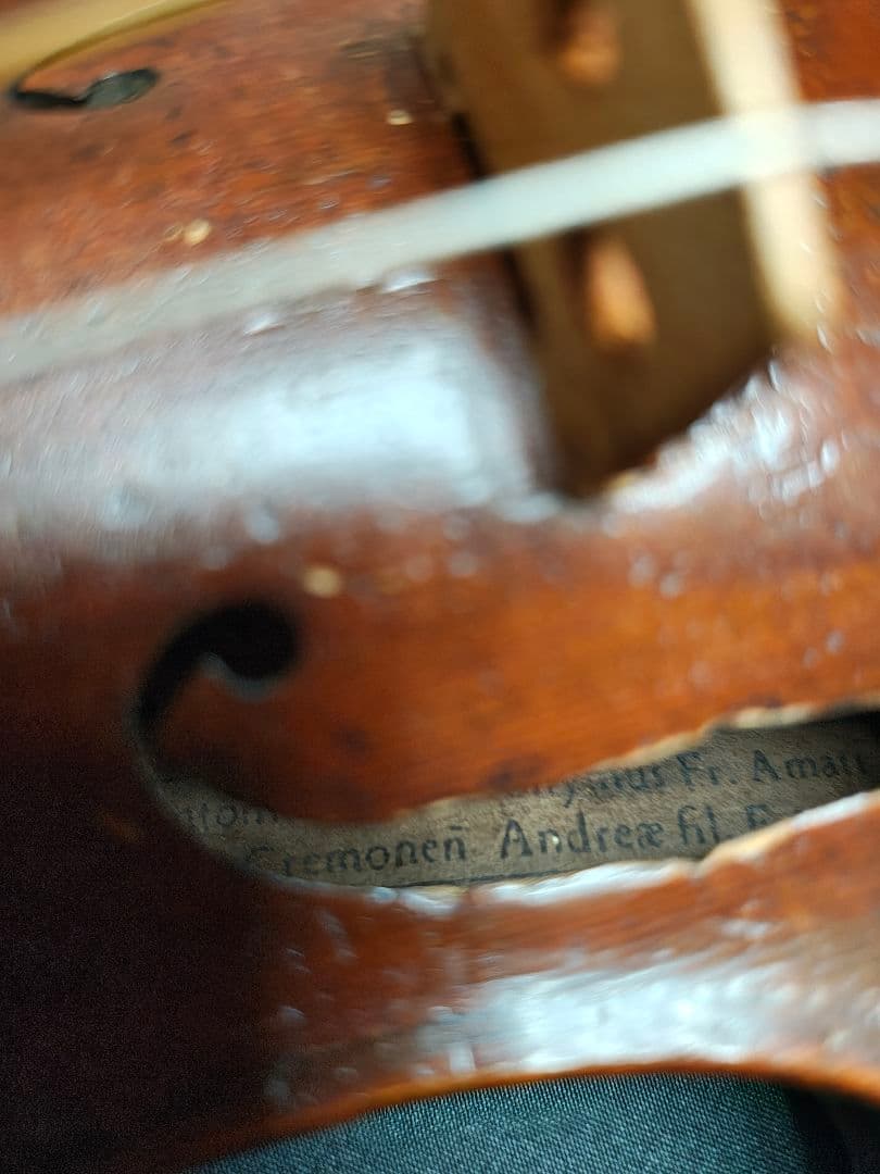 1800年製オールドバイオリン4/4Nicolo Amatiクレモナガット弦
