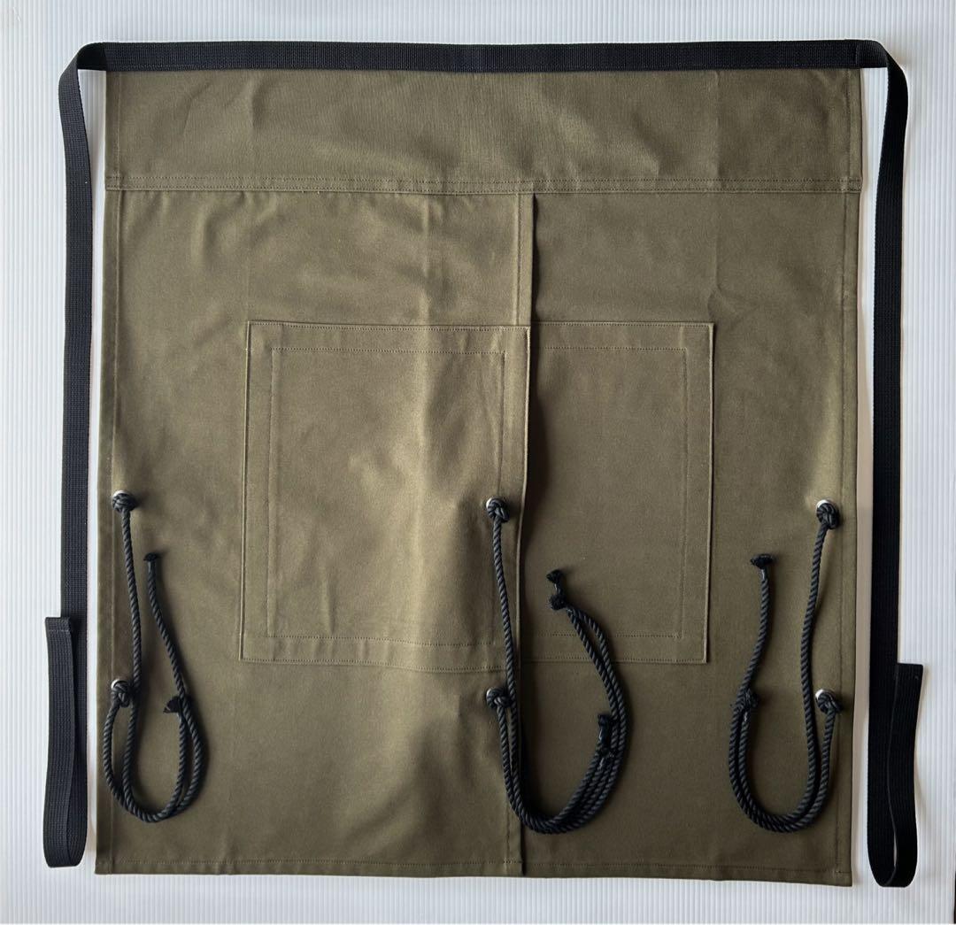 削蹄用前掛け　カーキグリーン　枯れ草色