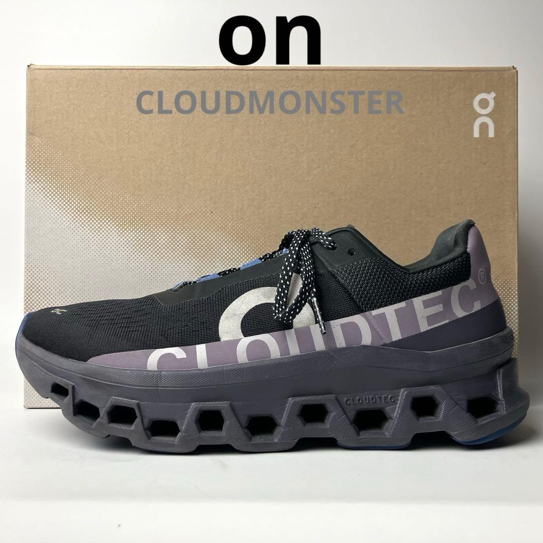 【良品】on CLOUDMONSTER マグネットシャーク　厚底スニーカー8.5