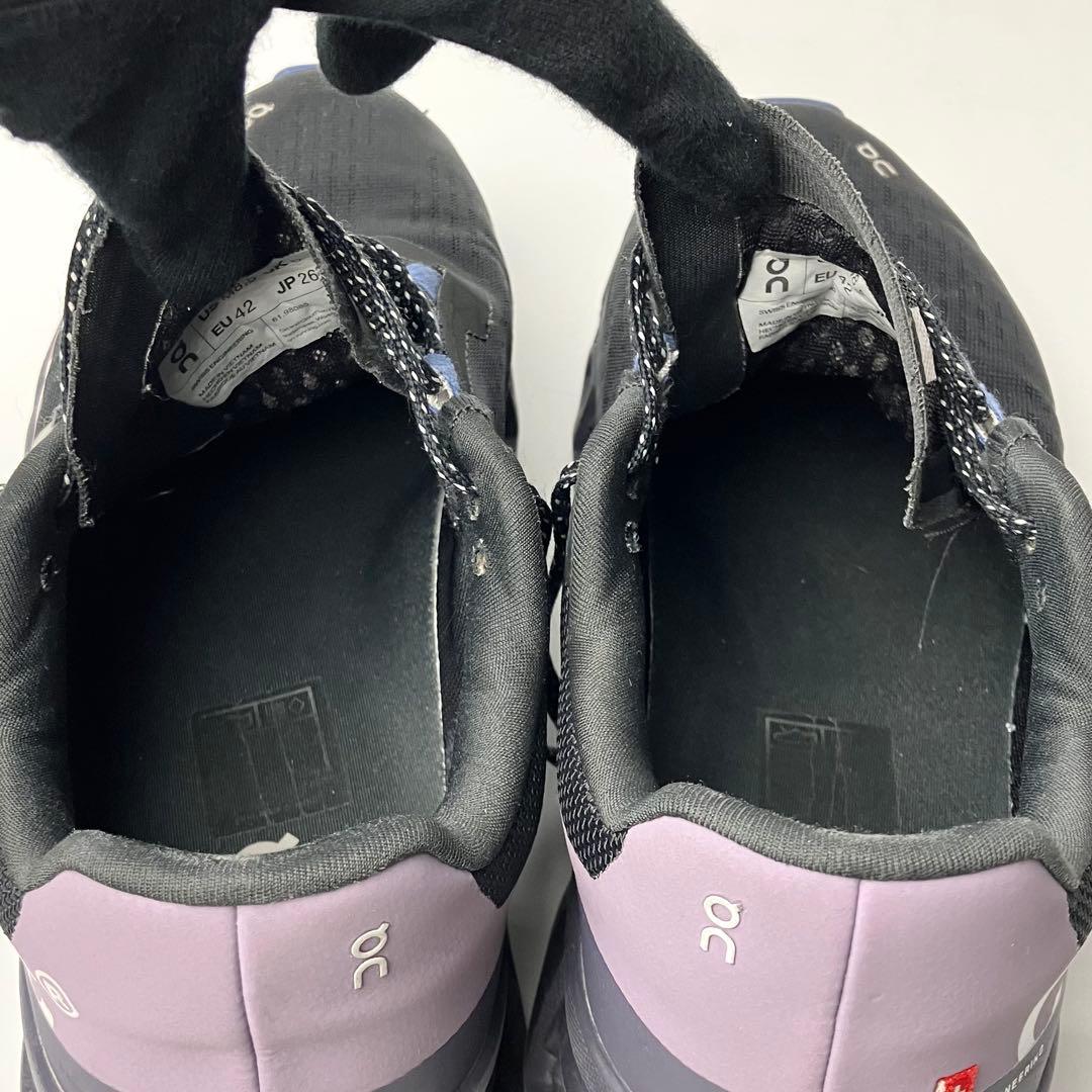 【良品】on CLOUDMONSTER マグネットシャーク　厚底スニーカー8.5