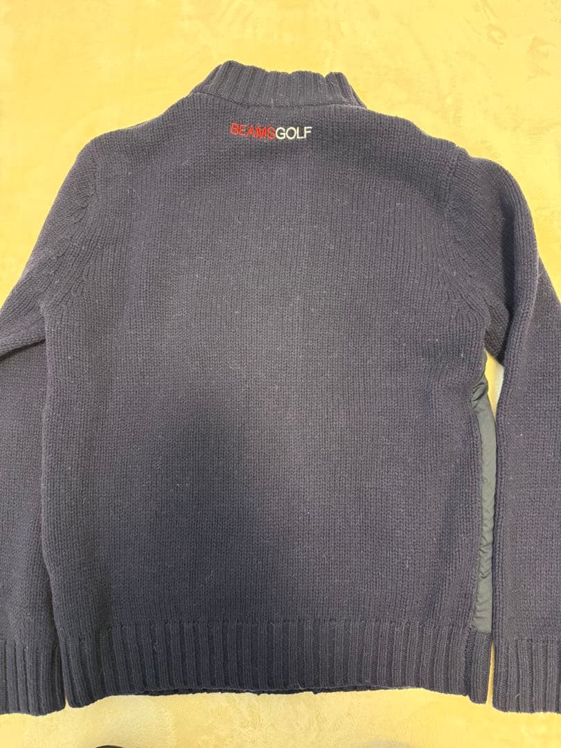 BEAMS GOLF チェック柄 ナイロンベスト& ネイビー ジャケット