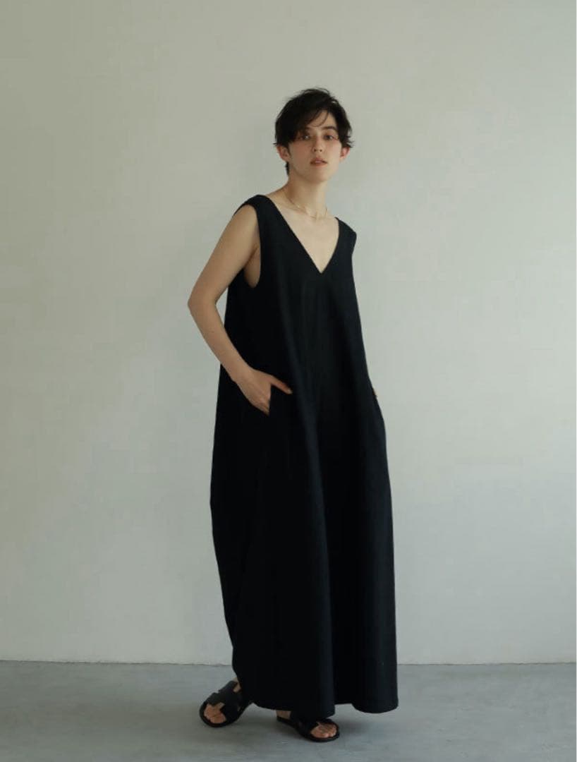 etretokyo◯バックドレープテントオールインワン◯black M