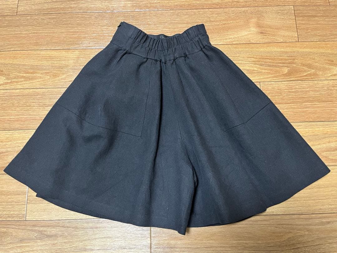 seventen by Miho Kawahito キュロットパンツ　ブラック