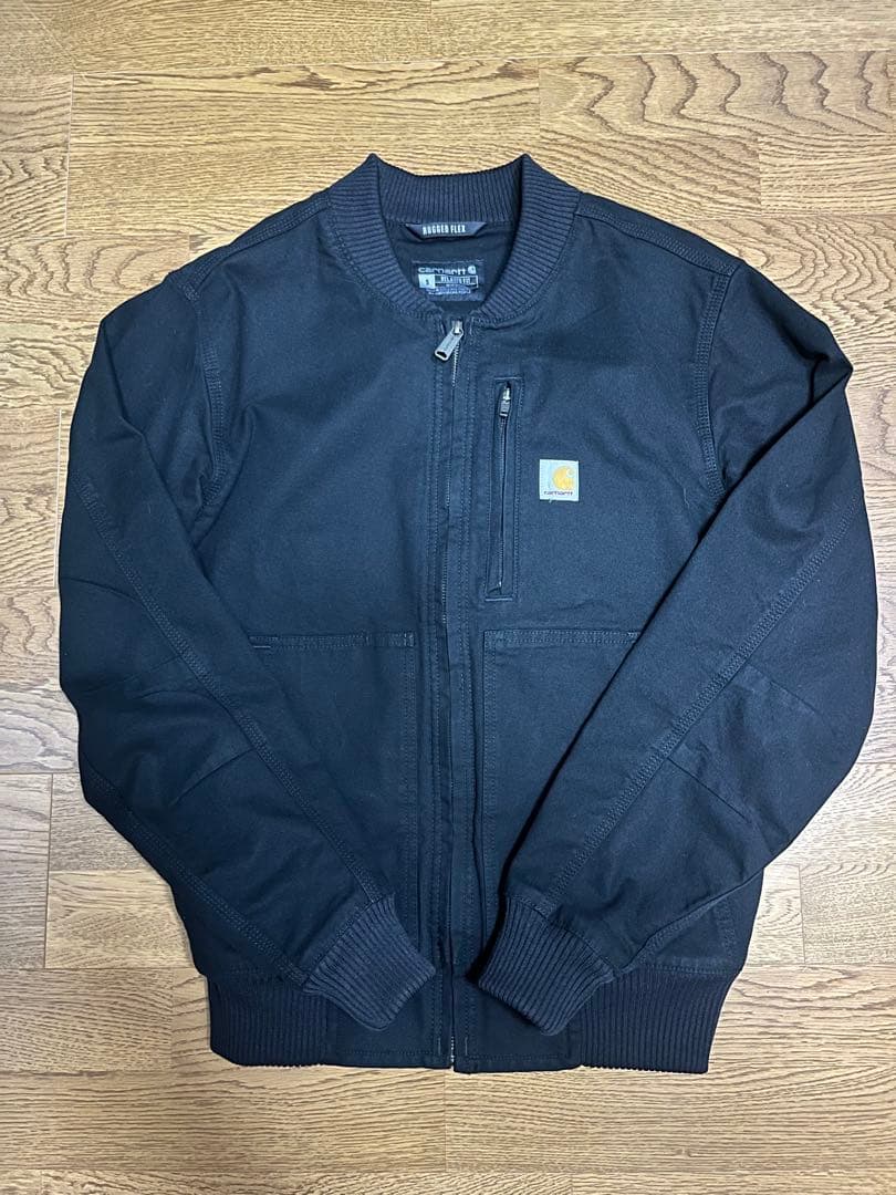 ジャケット・アウター Carhartt RUGGED FIT DUCK BOMBER JACKET