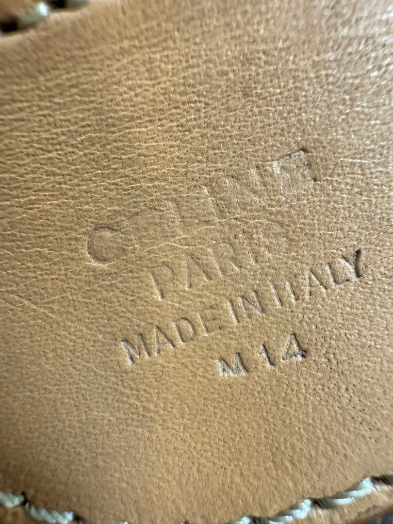 CELINE セリーヌ オールド マカダム柄 ボストンバッグ M14 南京錠付き