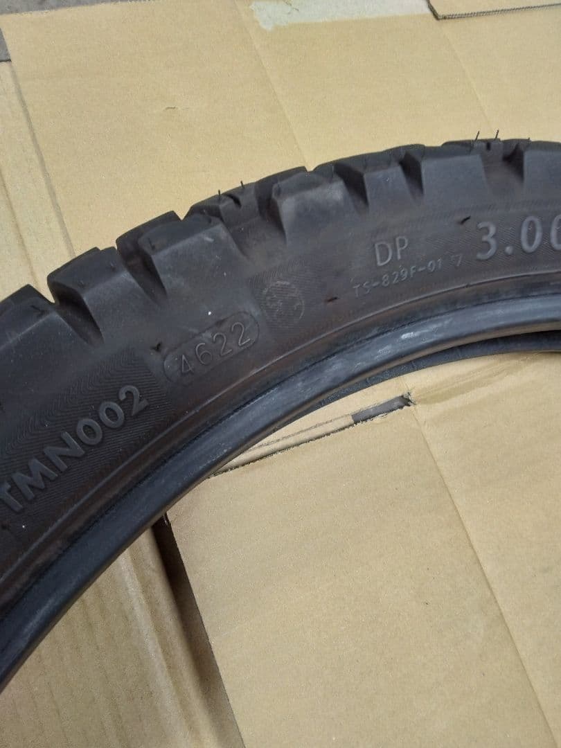 てつTIMSUN タイヤ 中古 3.00-21 4.60-18 2本セット