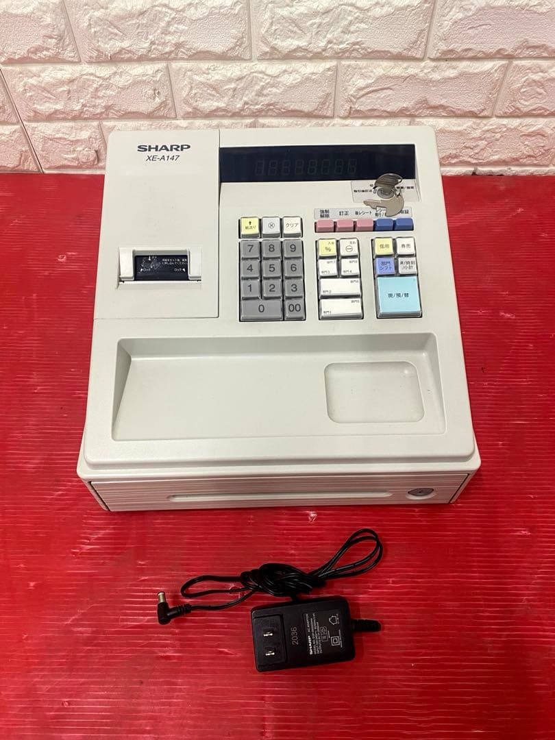 SHARP シャープ 電子レジスター XE-A147-W