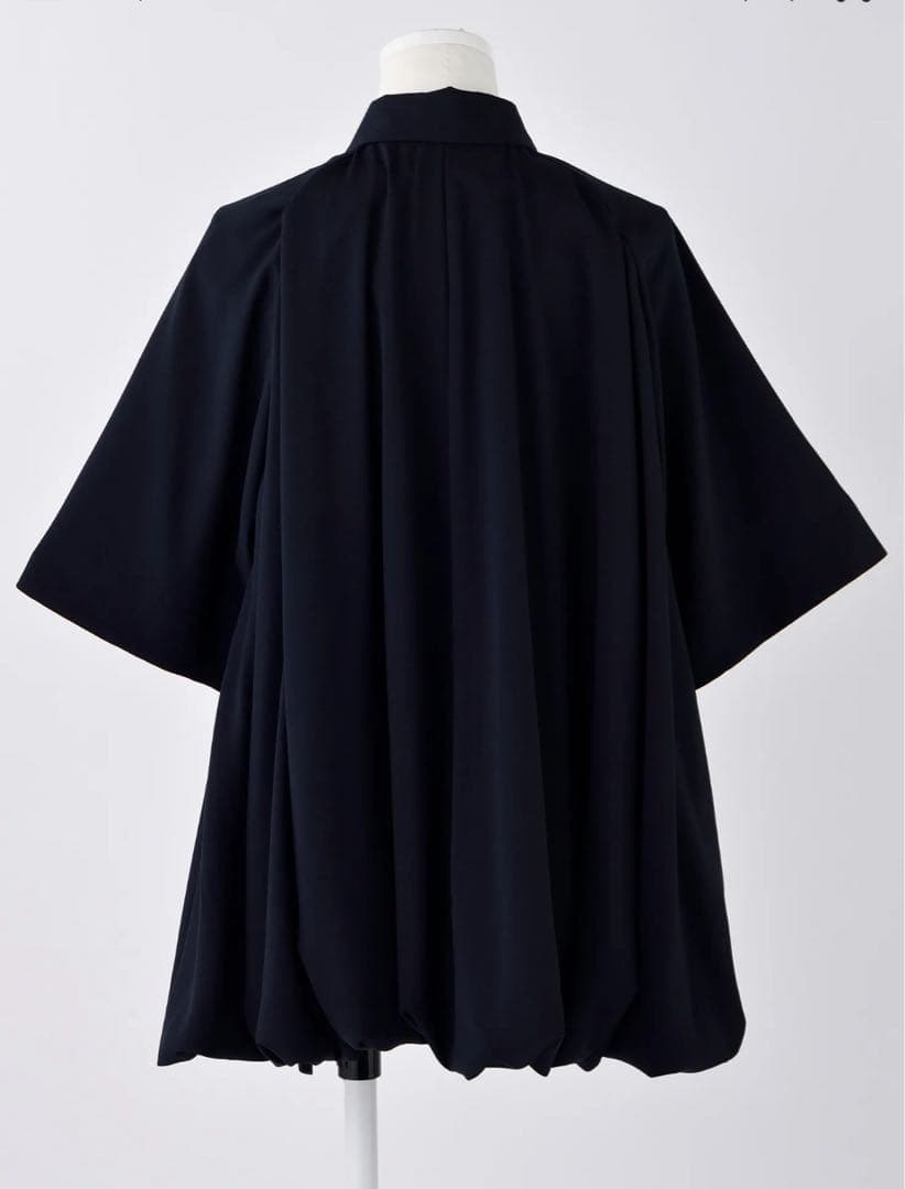 トップス ENFOLD balloon half sleeve blouse 38