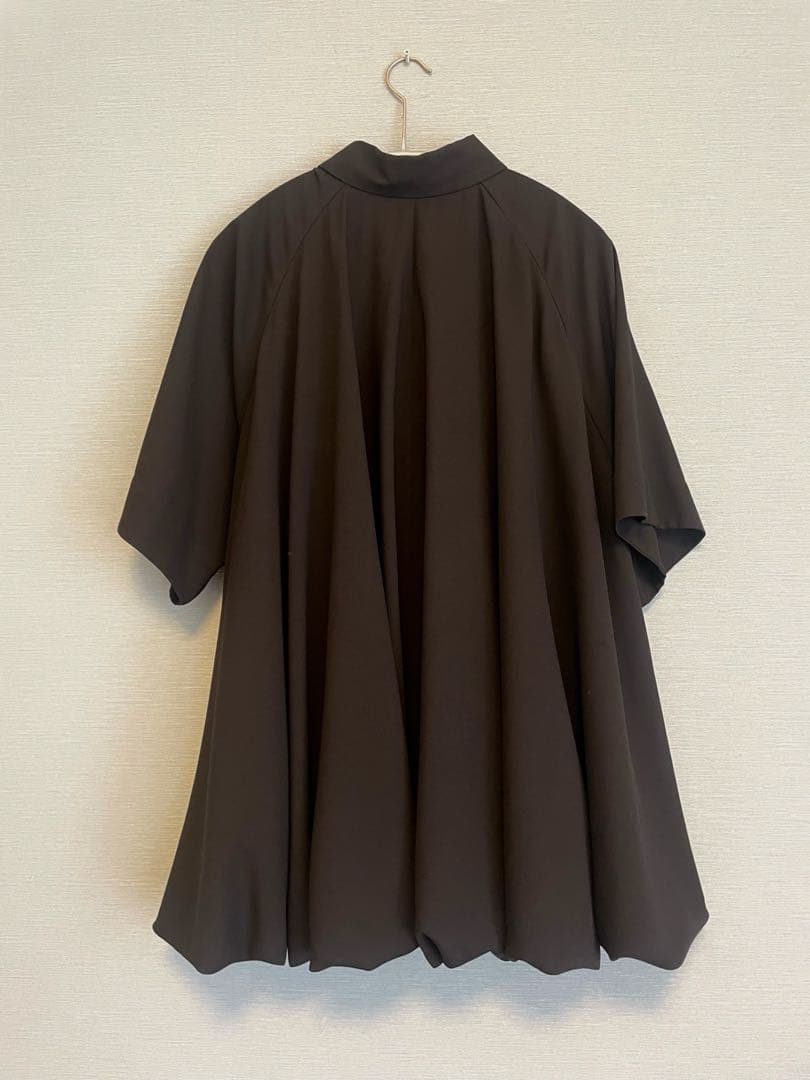 トップス ENFOLD balloon half sleeve blouse 38