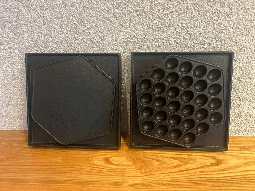 サンテック　バブルワッフル型 2枚1セット　テフロン加工済