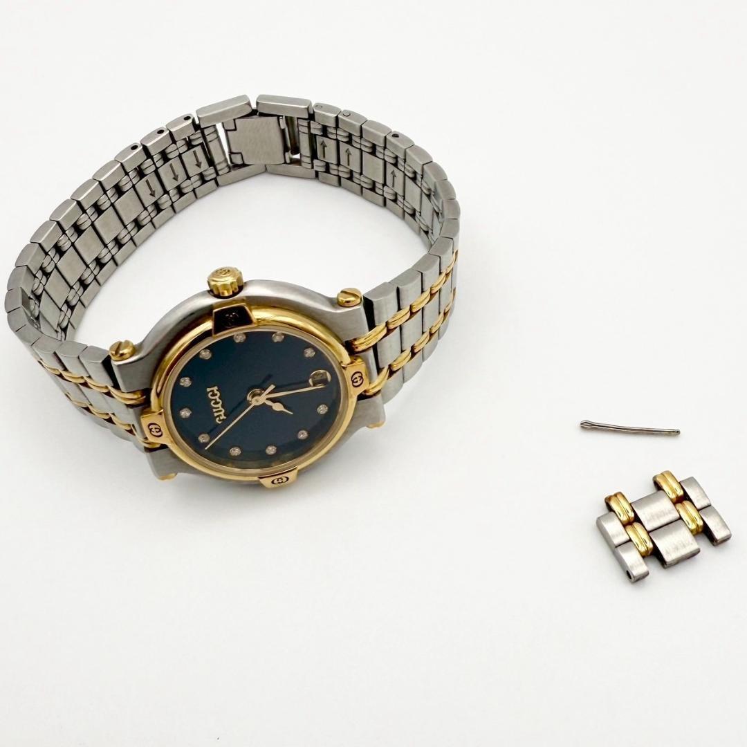 762☆超美品☆ GUCCI 9000L レディース 腕時計 ダイヤ 希少