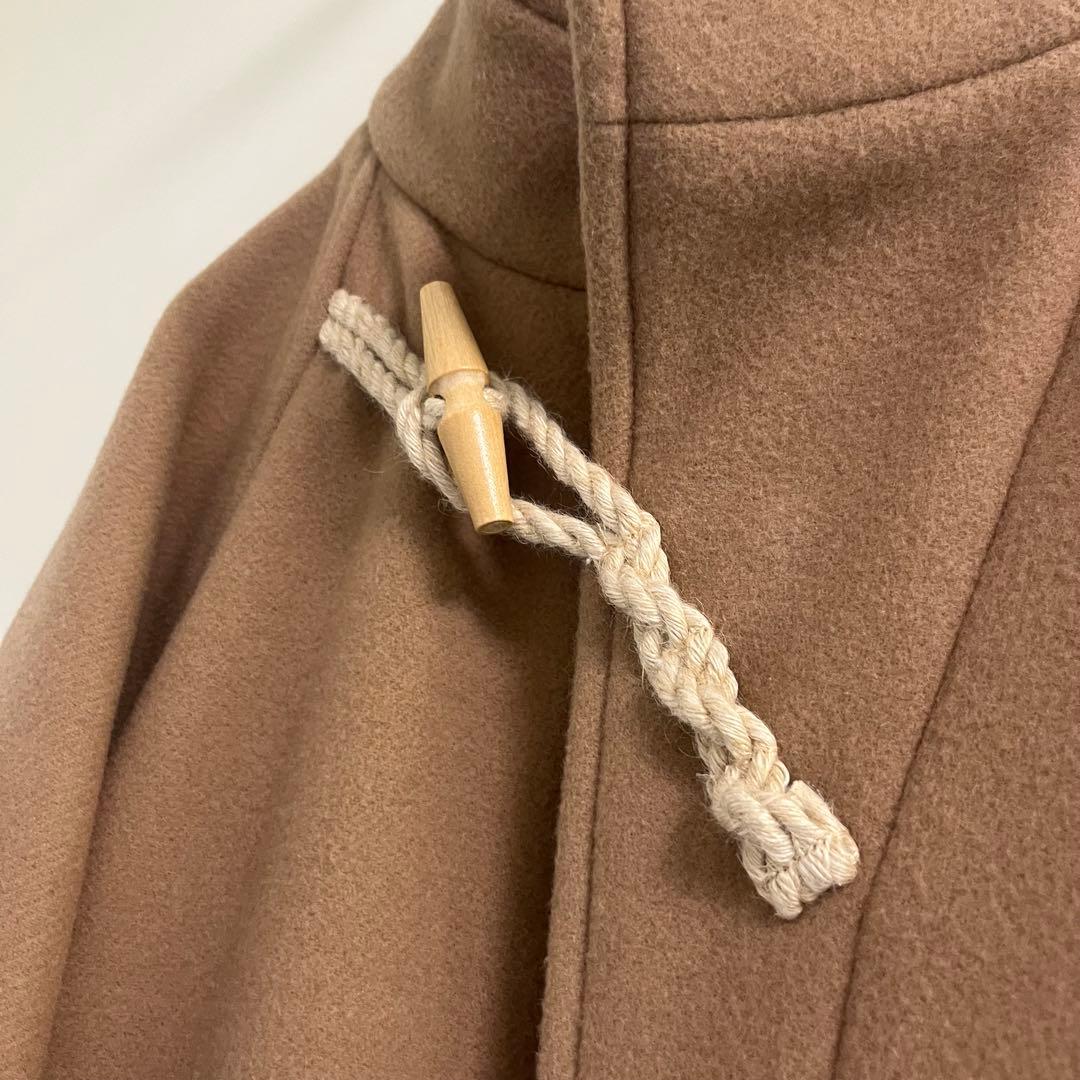 25AW 【HYKE】ハイク ダブルフェイスウール ハーフダッフルコート　1