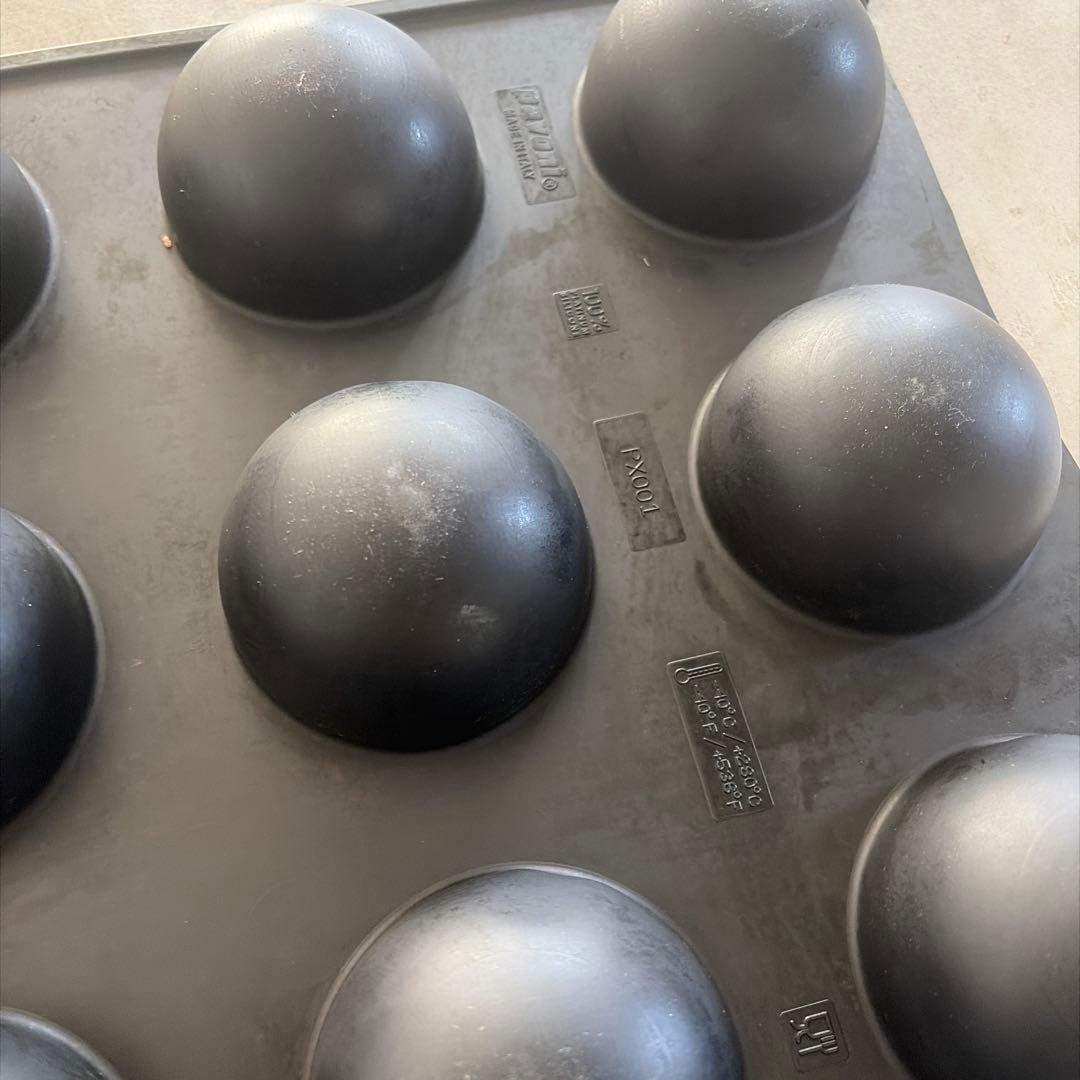 シリコン製半球型モールド1枚