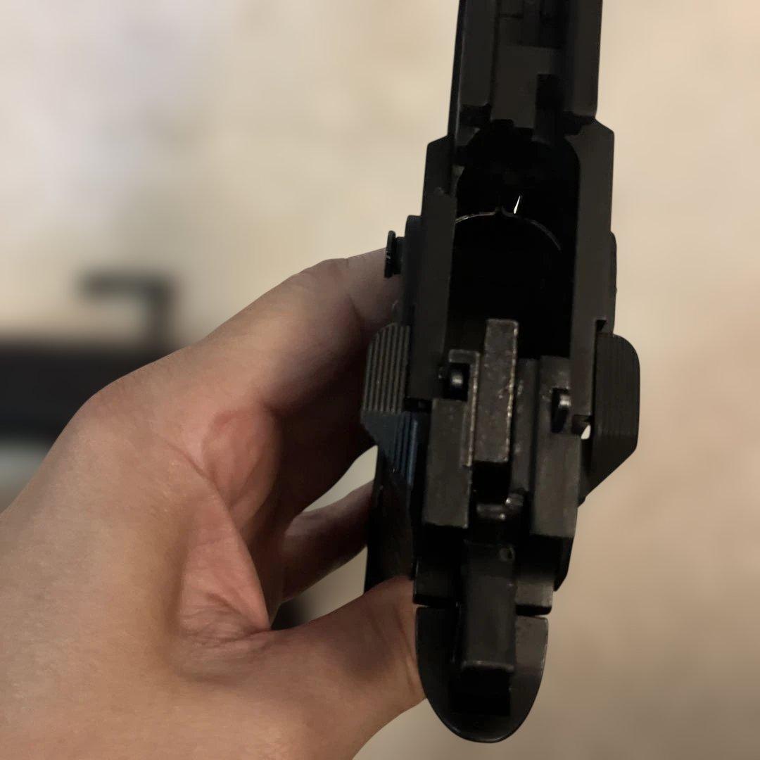 な*。様 東京マルイマガジン1本ガスガンスライド　フレームセットブラック 純正マ