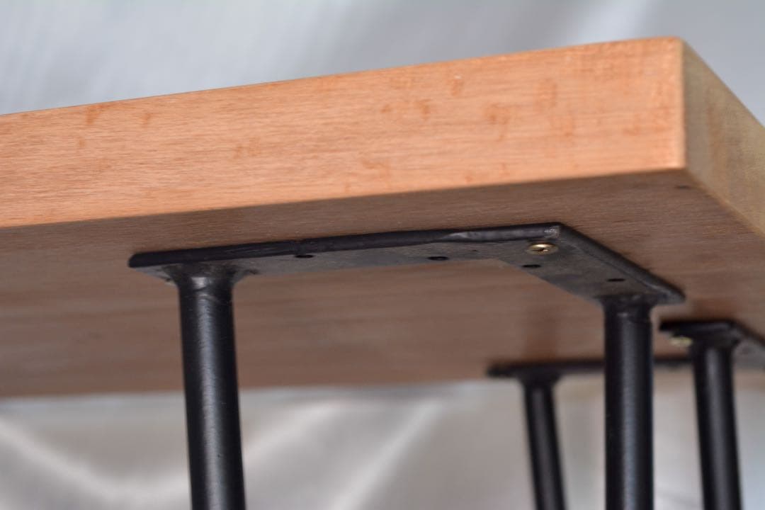 ハンドメイド カウンターテーブル アイアンウッド インダストリアル 机 家具