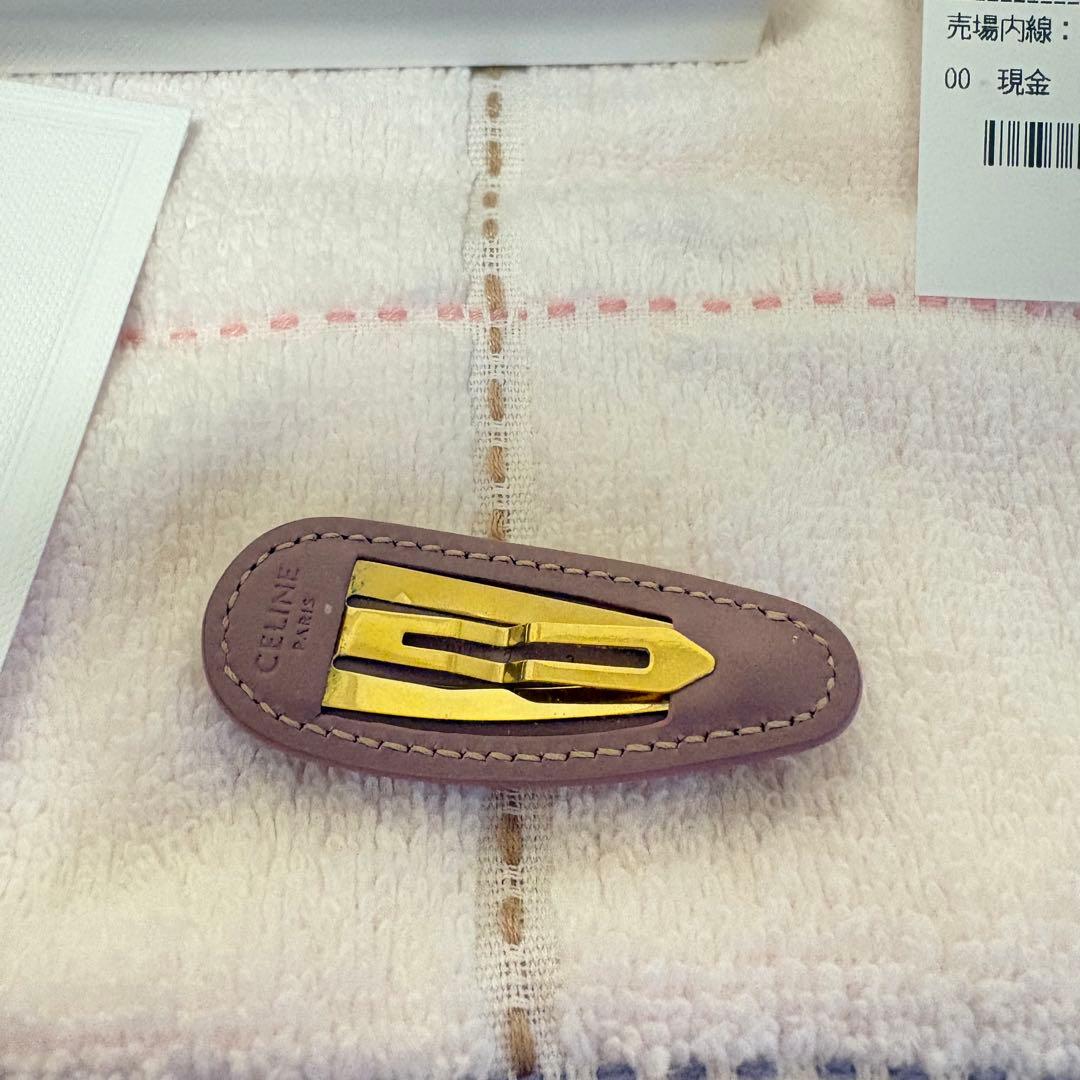 CELINE ヘアピン ピンク