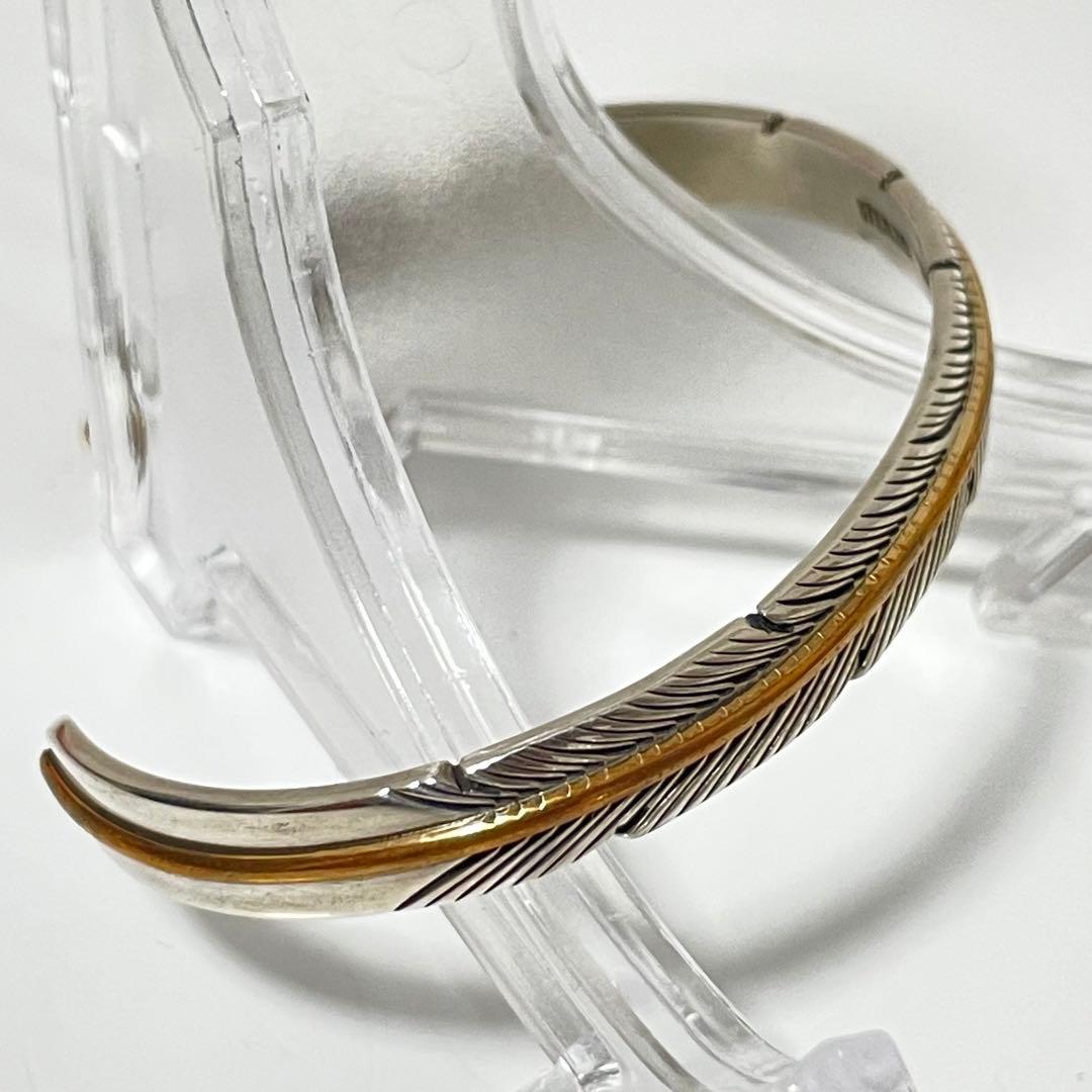 【12K】ハービー メイス作 ナバホ族　フェザー　インディアンジュエリー