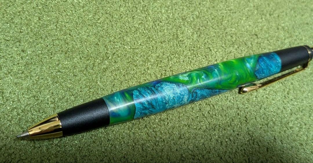 あけぼの工房　スタビライズドウッド×レジン　シャープペンシル