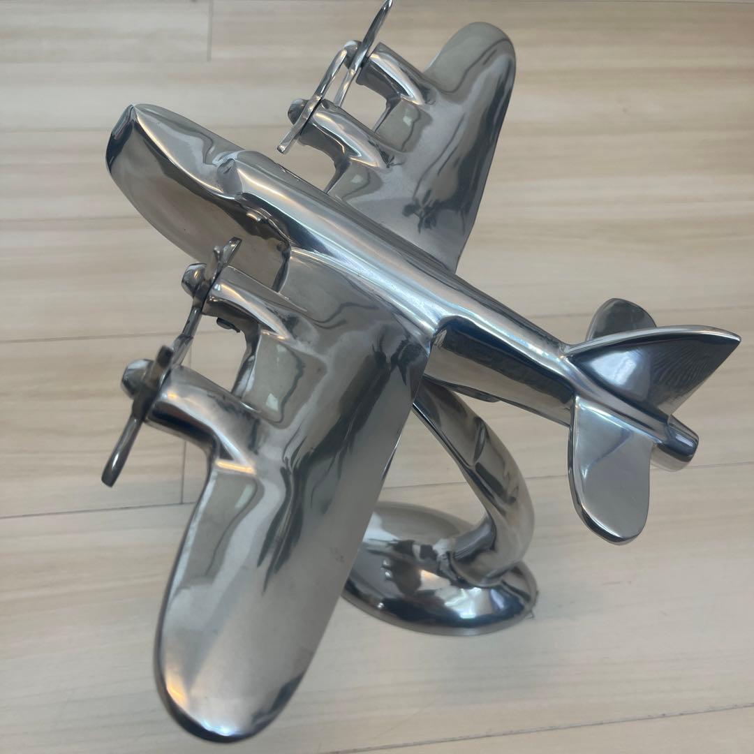 KEN■ビンテージ■ボーイング B17 プレーン軍用機 アルミ 158 ⑭