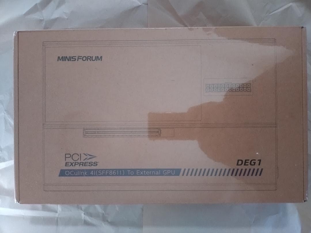 Minisforum DEG1 OcuLink GPU ドッキング ステーション