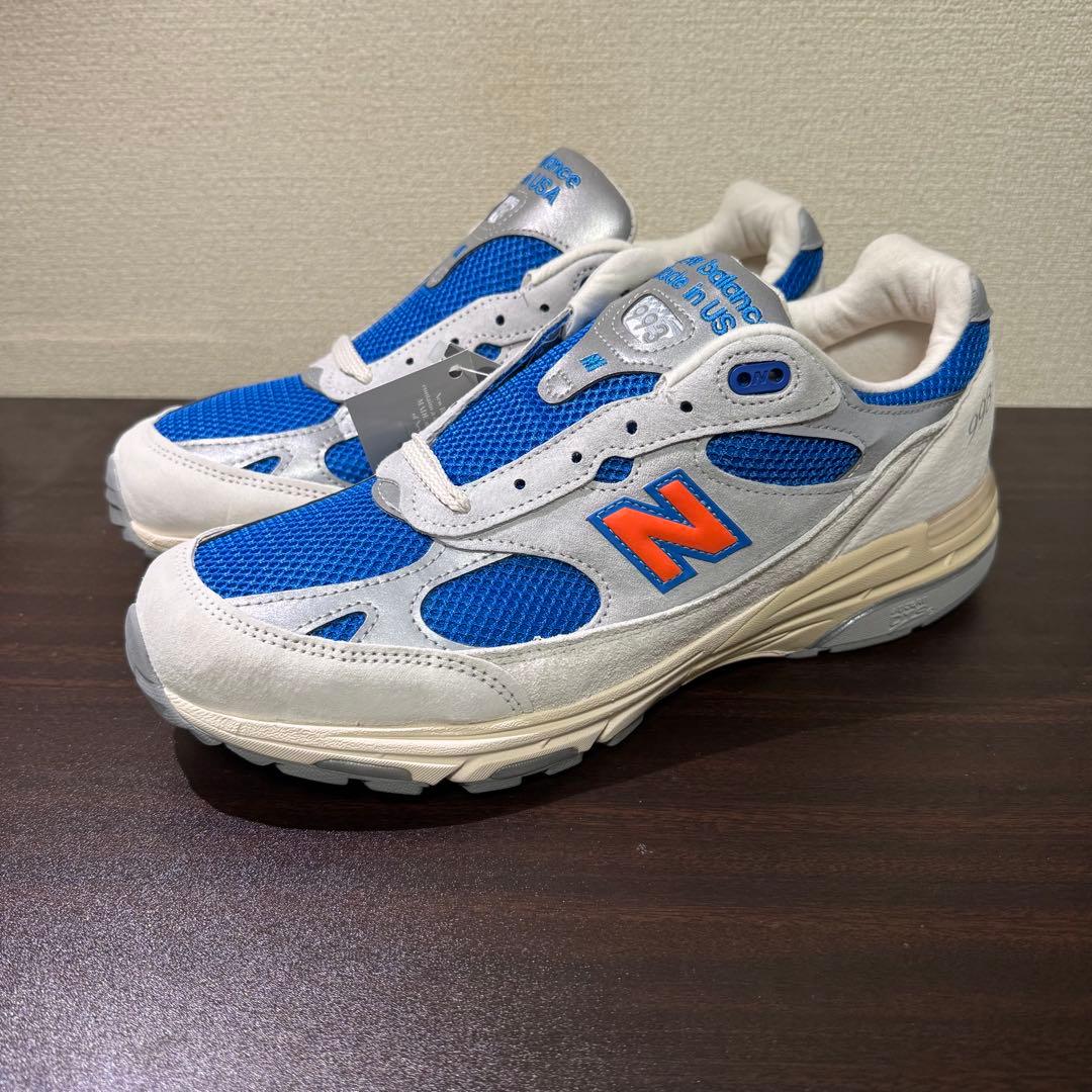 28.5 キス ニューバランス 993 マディソンスクエアガーデン グレー