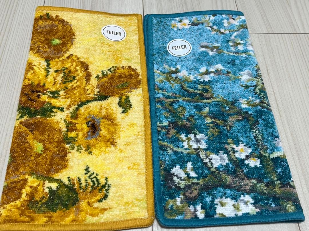 フェイラーハンカチゴッホ美術館コラボVGMサンフラワーズ& アーモンドブロッサム