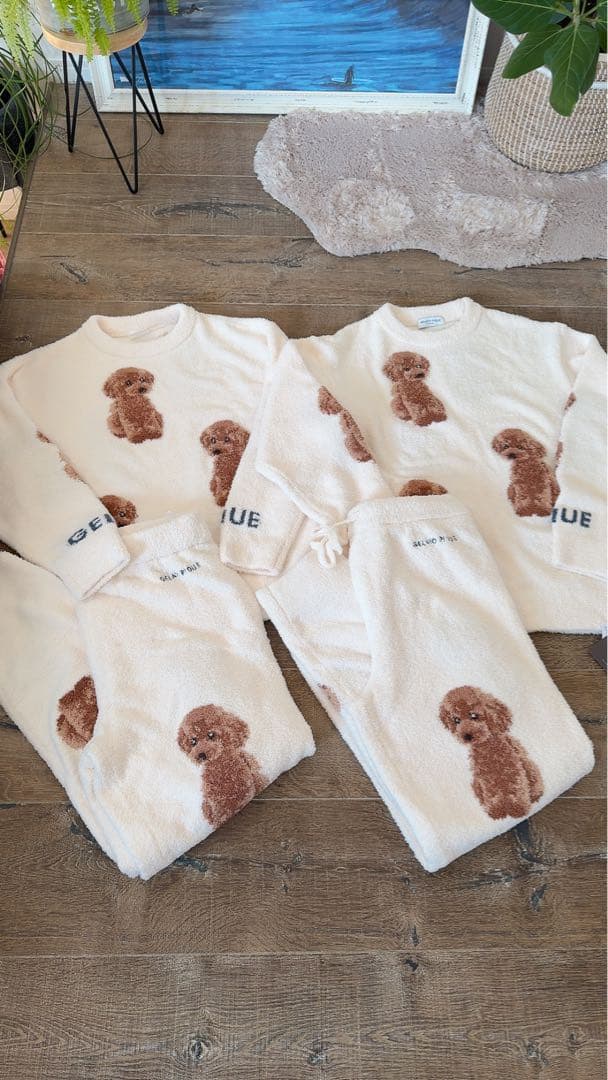 ジェラートピケ新品　カップル用セット販売　メンズM レディースF