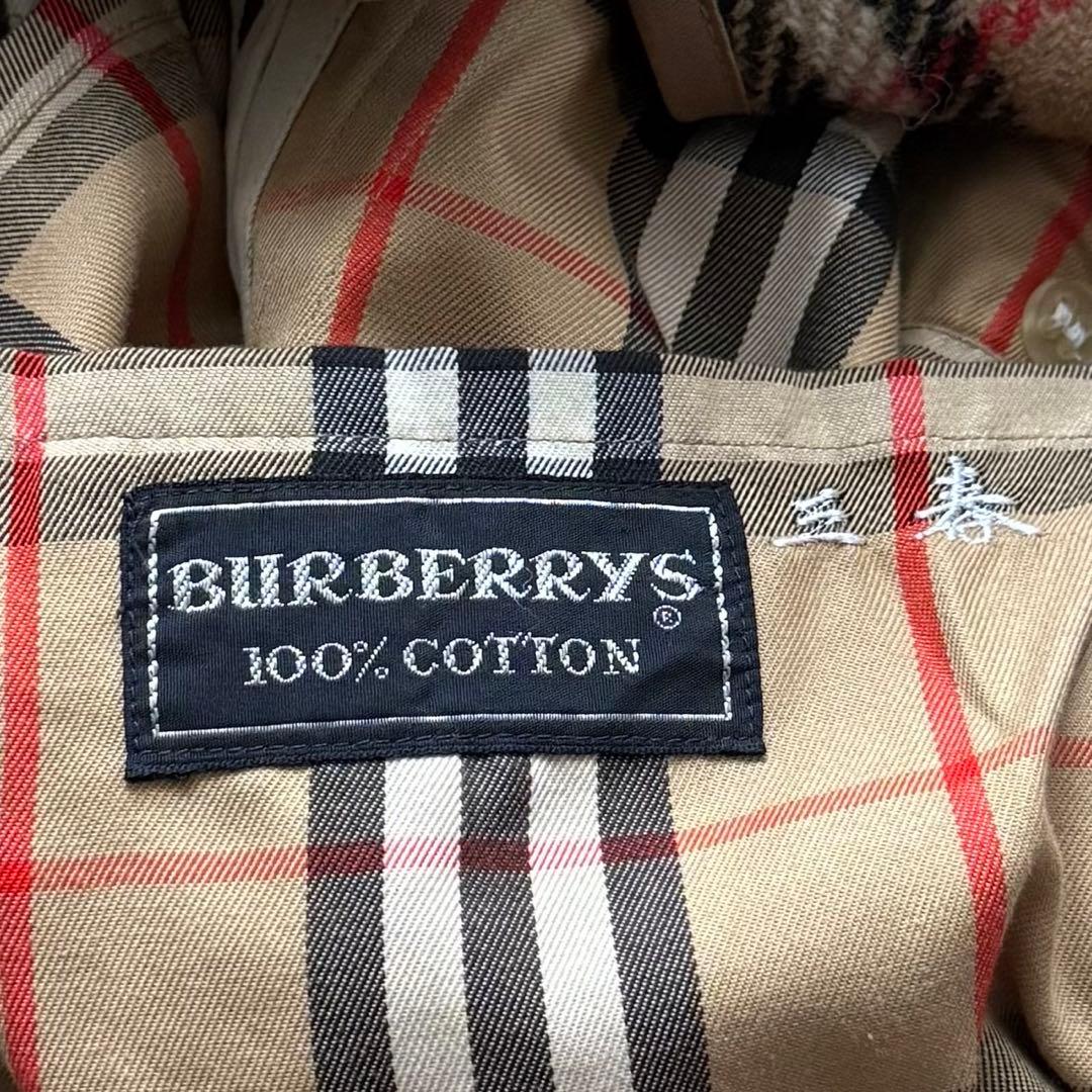 美品 着丈117 バーバリー ライナー ベルト付 トレンチコート ノバチェック