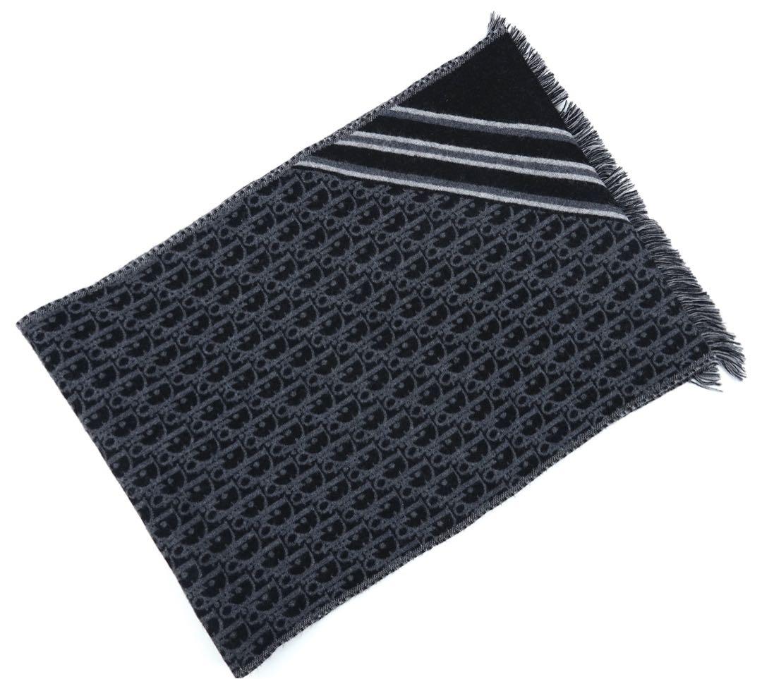 ディオール オブリーク ウール マフラー