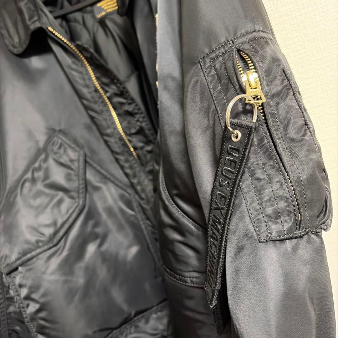 アルファ×デウスエクスマキナ 限定 コラボ フライトジャケット　Lサイズ】
